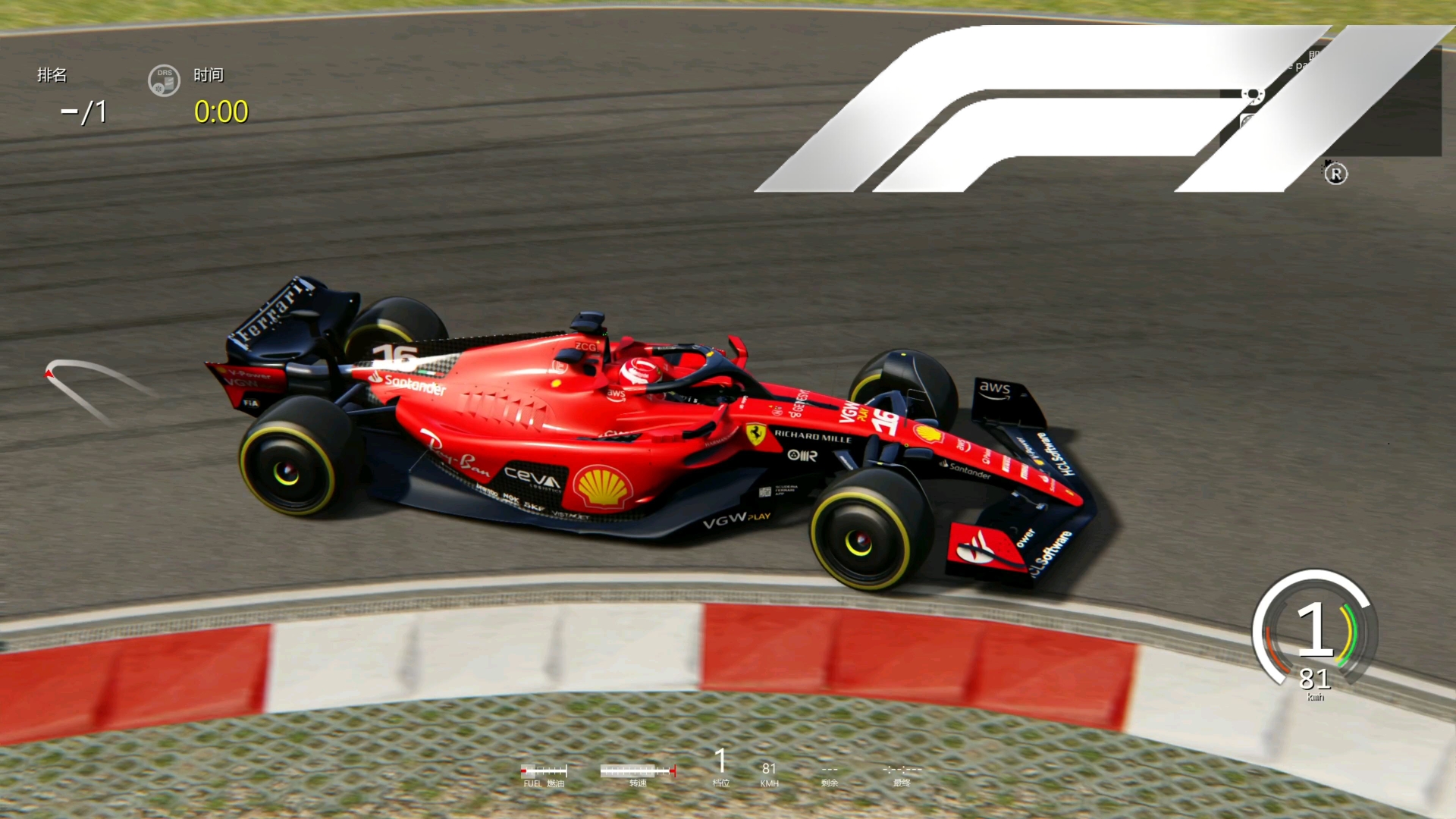 索伯车队力克法拉利，勒克莱尔统治全场